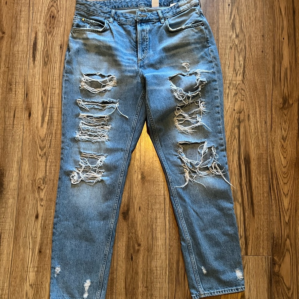 Ripped Denim Jeans by Denim